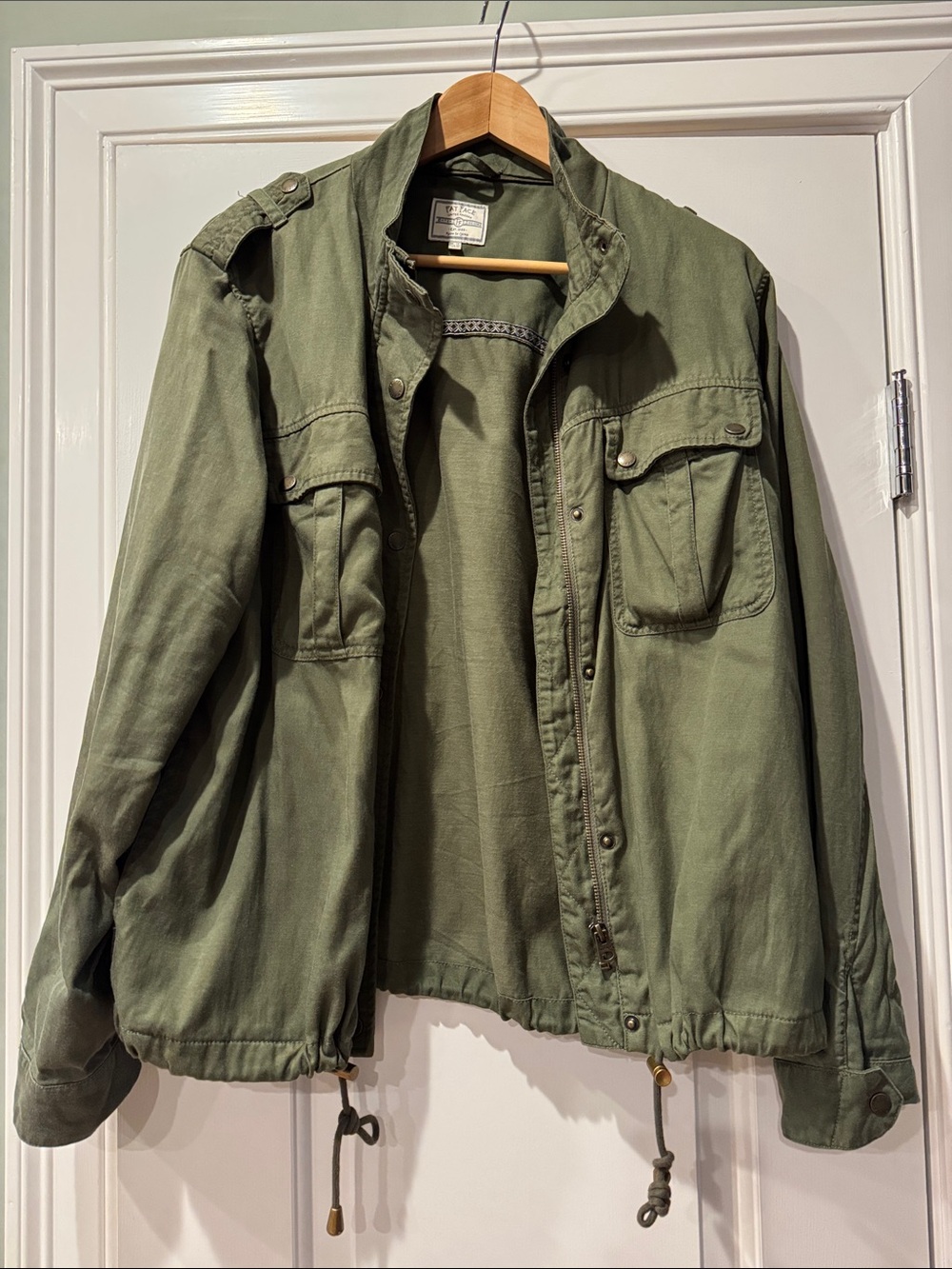 Fat Face Olive Green Military Field Jacket